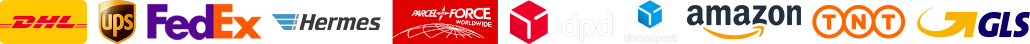 Vereinbare Versicherungen DHL, Fedex, Chronopost, UPS...