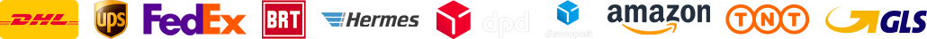 Assicurazione compatibile con DHL, Fedex, Chronopost, UPS...